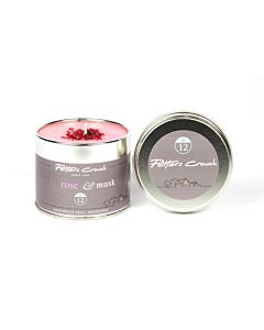 Potters Crouch Candle Tin Rose & Musk